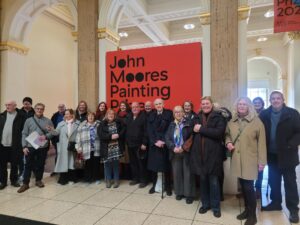 sefton art group, visiting the Walker art gallery, Liverpool, for the John Moores exhibition