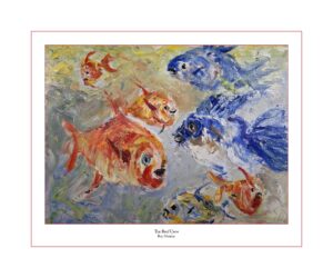 The Reef Crew. artist Roy Munday. Tropical fish on a coral reef. Print only £54